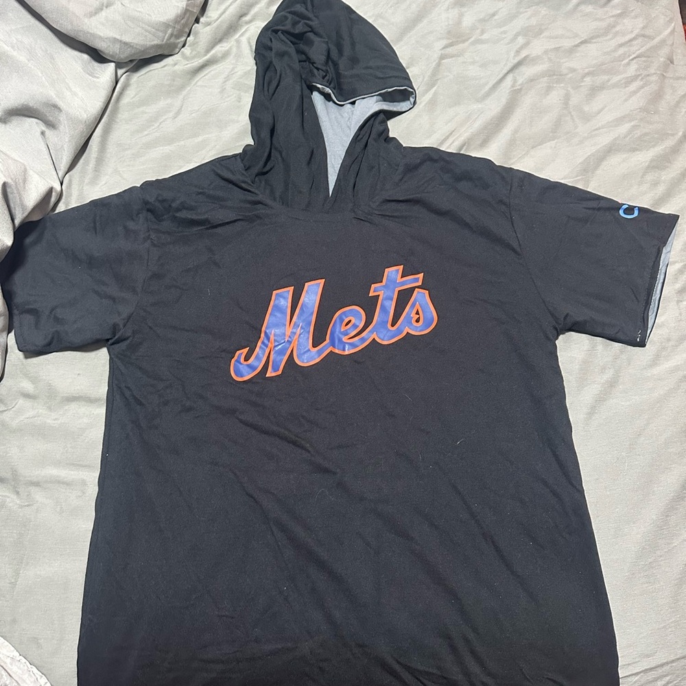Reversible Mets Hoodie T-Shirt